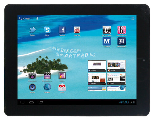 Περισσότερες πληροφορίες για "Mediacom SmartPad 950 S2 9.7" (8 GB/Cortex-A9/1 GB/Android)"