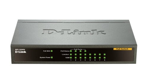 Περισσότερες πληροφορίες για "D-Link DES-1008PA"