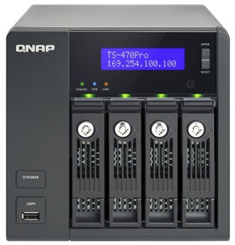 Περισσότερες πληροφορίες για "QNAP TS-470 Pro"