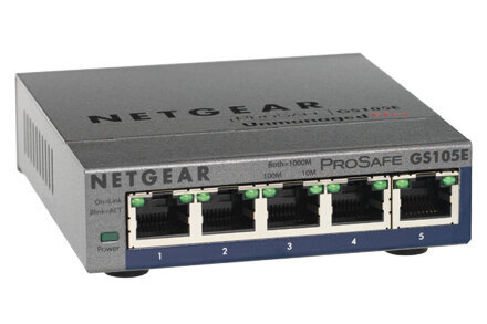 Περισσότερες πληροφορίες για "Netgear 5-Port ProSAFE Gigabit PoE Plus"