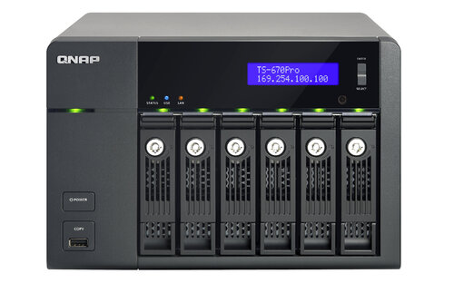 Περισσότερες πληροφορίες για "QNAP TS-670 Pro 6x2TB"