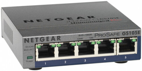 Περισσότερες πληροφορίες για "Netgear GS105E"