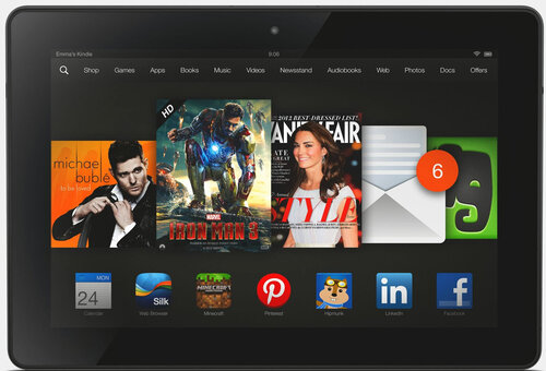 Περισσότερες πληροφορίες για "Amazon Kindle Fire HD HDX 7" 7" (64 GB/800/2 GB/Android)"