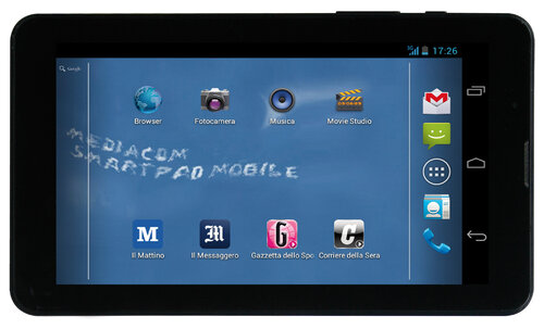 Περισσότερες πληροφορίες για "Mediacom SmartPad 7.0 Mobile 7" (3G/4 GB/MTK6577/0,5 GB/Android)"