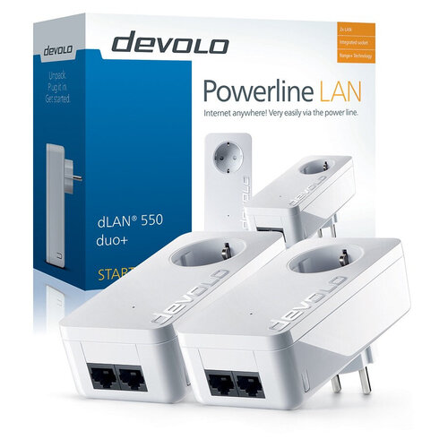 Περισσότερες πληροφορίες για "Devolo dLAN 550 duo+ Starter Kit"