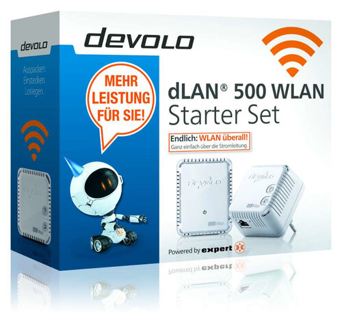 Περισσότερες πληροφορίες για "Devolo dLAN 500 WLAN Starter Set"
