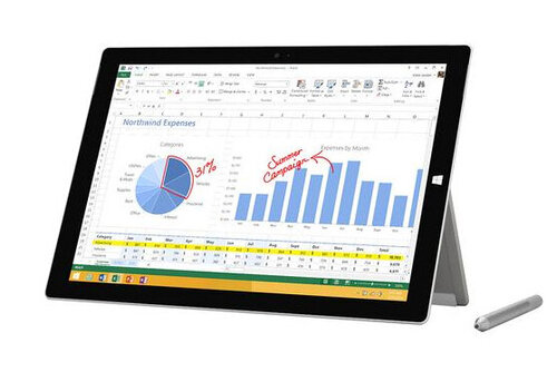 Περισσότερες πληροφορίες για "Microsoft Surface Pro 3 64GB + Office 365 12" (64 GB/4 GB/Windows 8.1 Pro)"