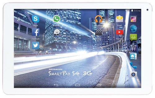 Περισσότερες πληροφορίες για "Mediacom SmartPad 10.1 S4 3G 10.1" (3G/8 GB/MT8382/1 GB/Android)"