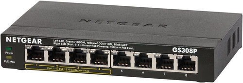 Περισσότερες πληροφορίες για "Netgear GS308P"