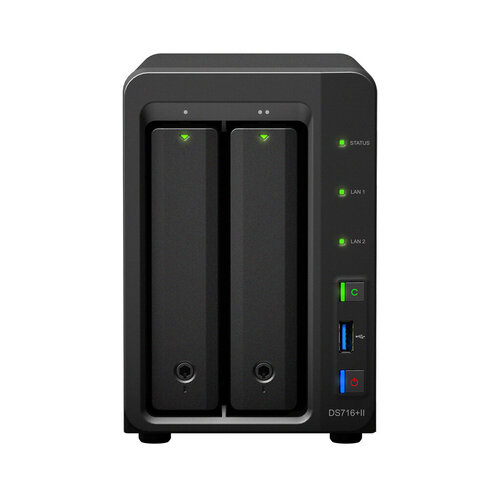 Περισσότερες πληροφορίες για "Synology DiskStation DS716+II"