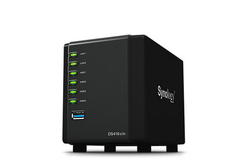 Περισσότερες πληροφορίες για "Synology DiskStation DS416slim"