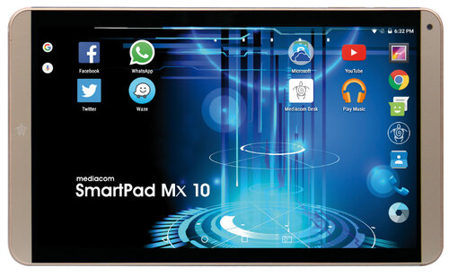 Περισσότερες πληροφορίες για "Mediacom SmartPad MX 10 10.1" (4G/16 GB/MT8735D/1 GB/Android 6.0)"