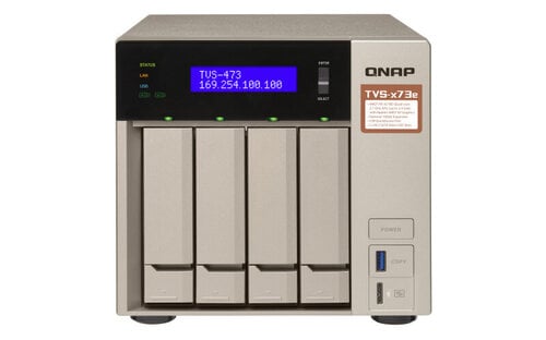 Περισσότερες πληροφορίες για "QNAP TVS-473E-4G"