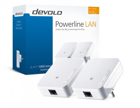 Περισσότερες πληροφορίες για "Devolo dLAN 1000 mini Starter Kit"