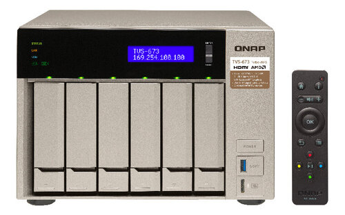 Περισσότερες πληροφορίες για "QNAP TVS-673-16G"