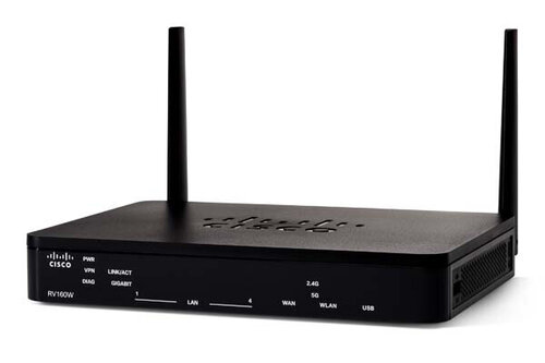 Περισσότερες πληροφορίες για "Cisco RV160W VPN Router"