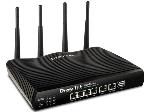 Περισσότερες πληροφορίες για "Draytek VPN-Router Vigor 2926ac"