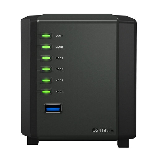 Περισσότερες πληροφορίες για "Synology DiskStation DS419slim"