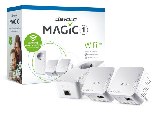 Περισσότερες πληροφορίες για "Devolo Magic 1 WiFi mini Network Kit"