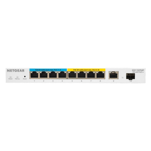 Περισσότερες πληροφορίες για "Netgear GS110TUP"