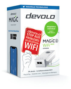 Περισσότερες πληροφορίες για "Devolo Magic 2 WiFi Next"