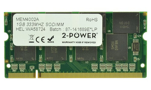 Περισσότερες πληροφορίες για "2-Power 2P-416955-001 (1 GB/DDR/333MHz)"