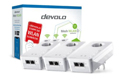 Περισσότερες πληροφορίες για "Devolo Mesh WLAN 2 Multiroom Kit"