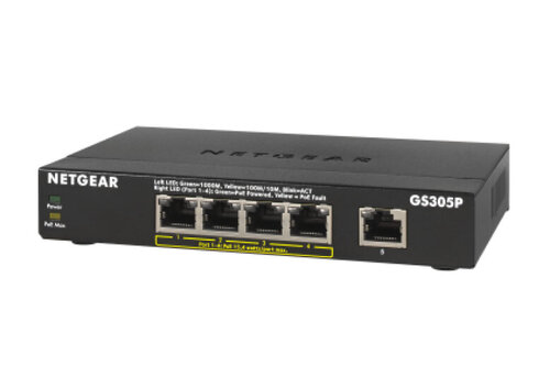 Περισσότερες πληροφορίες για "Netgear GS305Pv2"