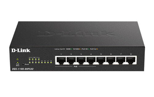 Περισσότερες πληροφορίες για "D-Link DGS-1100-08PLV2"