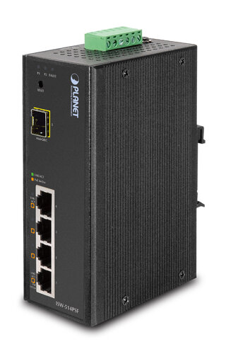 Περισσότερες πληροφορίες για "PLANET Industrial Fast Ethernet LWL Switch IISW-514PSF"