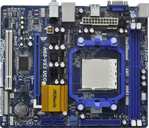 Περισσότερες πληροφορίες για "Asrock N68-VS3 UCC"