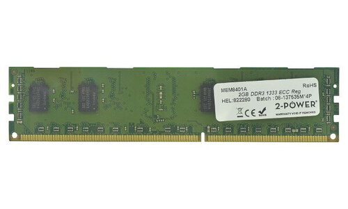 Περισσότερες πληροφορίες για "2-Power 2P-43R2033 (2 GB/DDR2/1333MHz)"