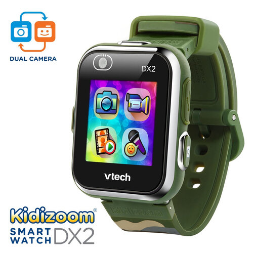 Περισσότερες πληροφορίες για "VTech Kidizoom Smartwatch DX2 - Camouflage (Kαμουφλάζ, Ασημί)"