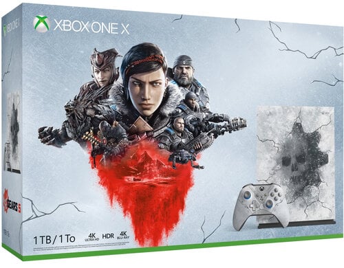 Περισσότερες πληροφορίες για "Microsoft Xbox One X 1TB Console – Gears 5 Limited Edition Bundle"
