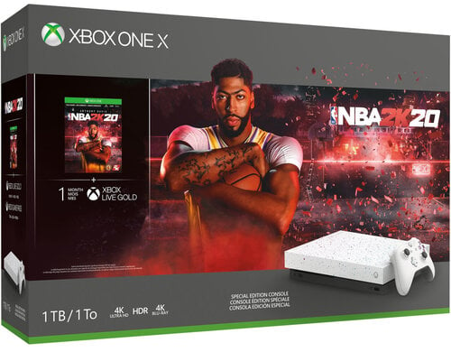 Περισσότερες πληροφορίες για "Microsoft Xbox One X 1TB Console – NBA 2K20 Special Edition Bundle"