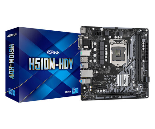 Περισσότερες πληροφορίες για "Asrock H510M-HDV"