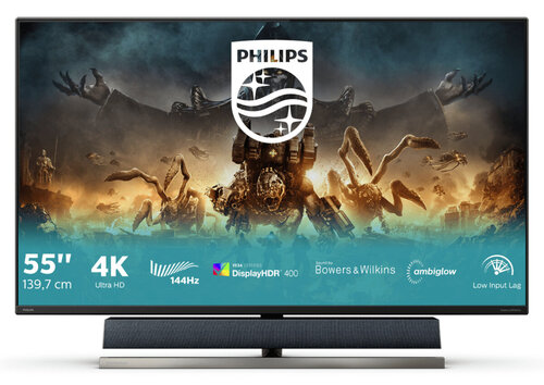 Περισσότερες πληροφορίες για "Philips 559M1RYV/00 (55"/4K Ultra HD)"