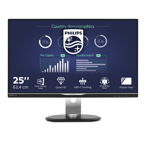 Περισσότερες πληροφορίες για "Philips B Line 258B6QUEB/00 (25"/Quad HD)"