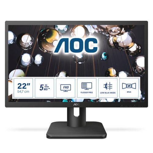 Περισσότερες πληροφορίες για "AOC E1 22E1Q (21.5"/Full HD)"