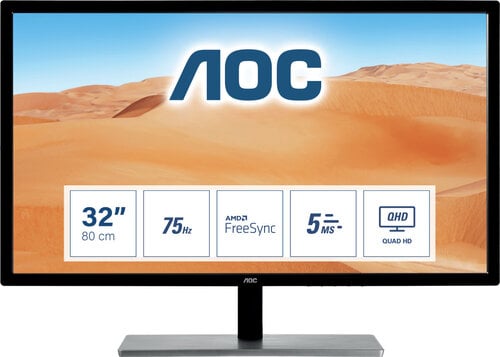 Περισσότερες πληροφορίες για "AOC 79 Series Q3279VWFD8 (31.5"/Quad HD)"