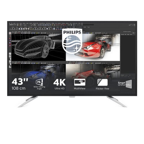 Περισσότερες πληροφορίες για "Philips BDM Line BDM4350UC/01 (42.51"/4K Ultra HD)"