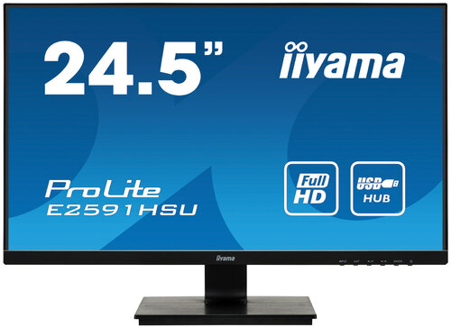 Περισσότερες πληροφορίες για "iiyama ProLite E2591HSU-B1 (24.5"/Full HD)"