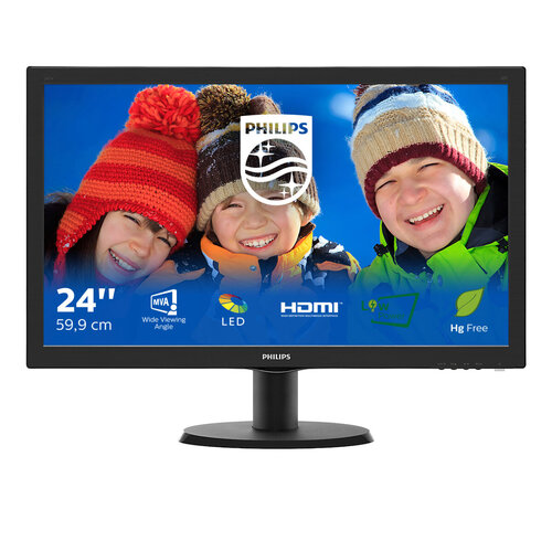 Περισσότερες πληροφορίες για "Philips V Line 243V5QHSBA/00 (23.6"/Full HD)"