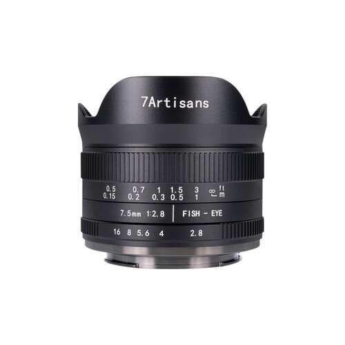 Περισσότερες πληροφορίες για "7Artisans 7.5mm F2.8 Mark II"