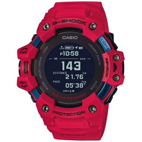 Περισσότερες πληροφορίες για "Casio G-Shock mit Pulsmesser (55mm/Κόκκινο)"