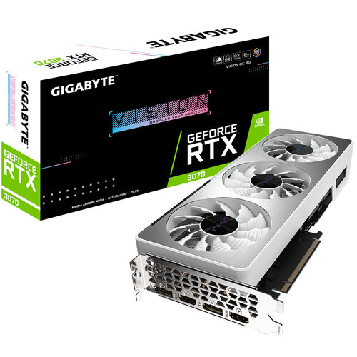 Περισσότερες πληροφορίες για "Gigabyte GeForce RTX 3070 VISION OC 8G (rev. 2.0)"