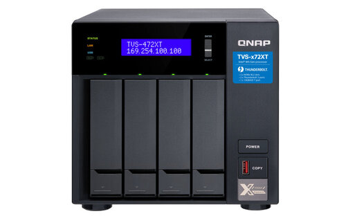 Περισσότερες πληροφορίες για "QNAP TVS-472XT-I3-4G/40TB-EXOS"