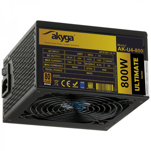 Περισσότερες πληροφορίες για "Akyga AK-U4-800 (800W)"