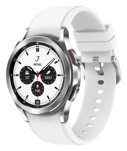 Περισσότερες πληροφορίες για "Samsung Galaxy Watch4 Classic 4g (42mm/LTE/Ασημί/Ανοξείδωτο ατσάλι)"