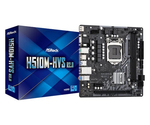 Περισσότερες πληροφορίες για "Asrock H510M-HVS R2.0"